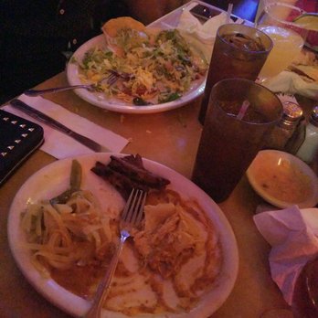 Ojeda's - I had beef fajitas with a chicken enchilada #amazing - Mexican Near Me - Dallas, Texas