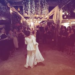 Garden & Grain - Wedding Reception Dance Floor (right outside of the grain house)