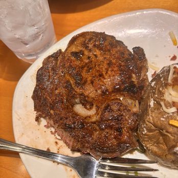 Outback Steakhouse - 13 ounces of Gorgeous Ribeye steak - Steakhouses Near Me - Keizer, Oregon Outback Steakhouse - 13 ounces of Gorgeous Ribeye steak - Steakhouses Near Me - Keizer, Oregon