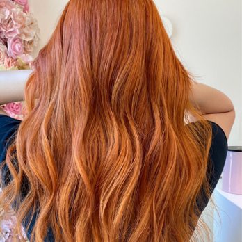 Salon Emeren - vibrant copper - Hair Extensions Near Me - Whittier, California