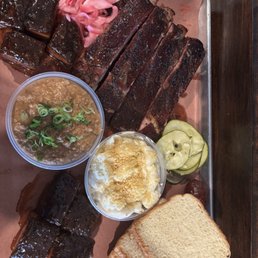 Pork belly, pork ribs, chorizo grits, mac n cheeses.