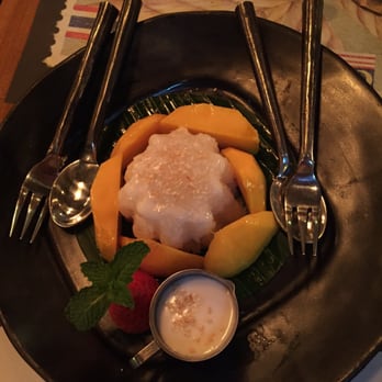 Baan Thai - Mango sticky rice dessert - Thai Near Me - Hong Kong, HK