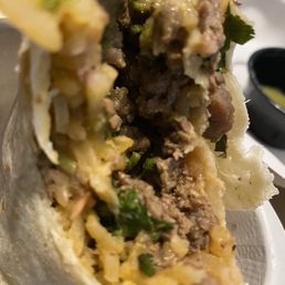 Carne asada burrito