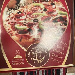 Pretty colorful pizza box Pretty colorful pizza box