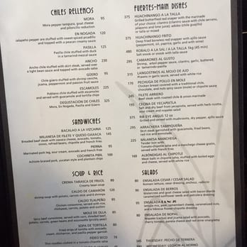 La No. 20 - Menu 1 of 3 - Mexican Near Me - Ciudad de México, DIF