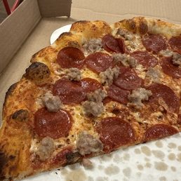 Pepperoni and sausage goodness Pepperoni and sausage goodness