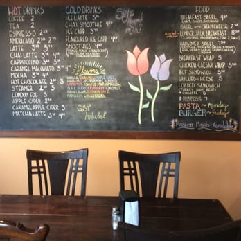 Jitter Beans - the menu board - Coffee & Tea Near Me - Lumby, British Columbia