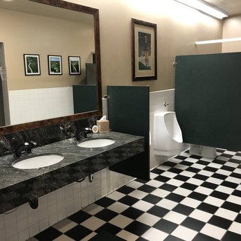 Farmhouse Grill - men's restroom - American Near Me - Irvine, California Farmhouse Grill - men's restroom - American Near Me - Irvine, California