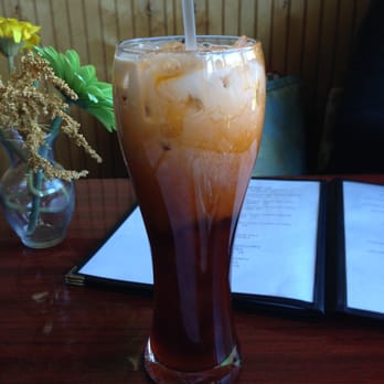 Topaz Thai Restaurant - The largest Thai tea I've ever seen and it's delicious! - Thai Near Me - Belleville, New Jersey Topaz Thai Restaurant - The largest Thai tea I've ever seen and it's delicious! - Thai Near Me - Belleville, New Jersey