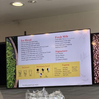Sayaka Tea - menu - Bubble Tea Near Me - San Diego, California