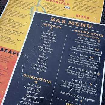 Los Tules - Happy Hour Menu - Mexican Near Me - Kansas City, Missouri