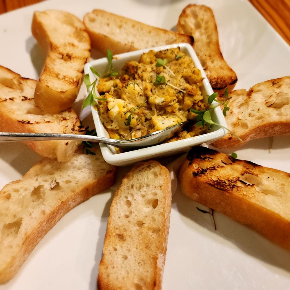 The Refectory Cafe - Speckled Trout Dip - New American Near Me - Durham, North Carolina The Refectory Cafe - Speckled Trout Dip - New American Near Me - Durham, North Carolina