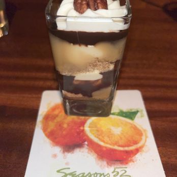 Seasons 52 - Turtle Cheesecake Mini - New American Near Me - Raleigh, North Carolina Seasons 52 - Turtle Cheesecake Mini - New American Near Me - Raleigh, North Carolina