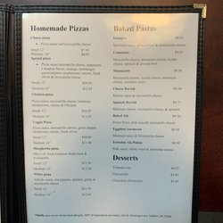Cely’s Pizzaria - Menu