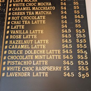 Choco Bakery & Cafe - Coffee menu - Bakeries Near Me - Anaheim, California