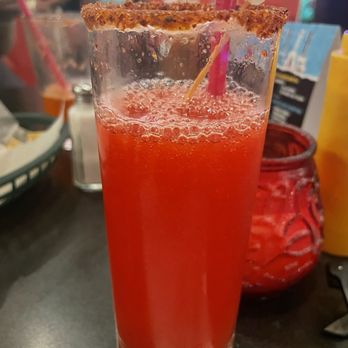 LA VECINDAD - Strawberry margarita-watered down syrup - Tacos Near Me - Las Vegas, Nevada LA VECINDAD - Strawberry margarita-watered down syrup - Tacos Near Me - Las Vegas, Nevada
