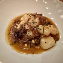 Gnocchi- with Short Rib, Pine Nuts & Raisins on Restaurant Week