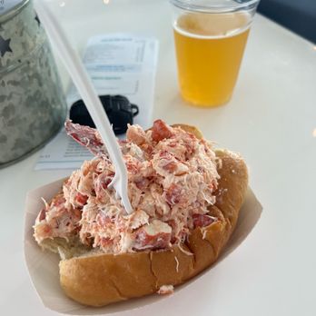 Kettle Ho Restaurant - a lobster salad on a bun - Bars Near Me - Cotuit, Massachusetts
