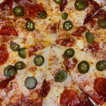 Bobo's Pizza - Large pepperoni pizza with jalapeños - Pizza Near Me - San Bernardino, California Bobo's Pizza - Large pepperoni pizza with jalapeños - Pizza Near Me - San Bernardino, California