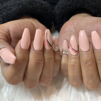 Nail Fluff - Pretty in Pink! Wow! I love my nails! Thank you Nail Fluff for my favorite nails. This my first time getting a longer nail and I Love them. - Nail Technicians Near Me Nail Fluff - Pretty in Pink! Wow! I love my nails! Thank you Nail Fluff for my favorite nails. This my first time getting a longer nail and I Love them. - Nail Technicians Near Me