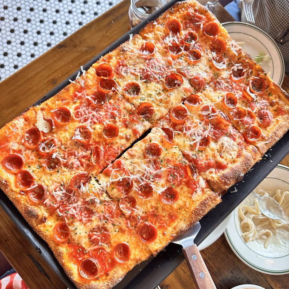 Good Pie - Pepperoni pizza grandma style - Pizza Near Me - Henderson, Nevada Good Pie - Pepperoni pizza grandma style - Pizza Near Me - Henderson, Nevada