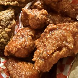 Sweet and Spicy sauced K-style wings Sweet and Spicy sauced K-style wings
