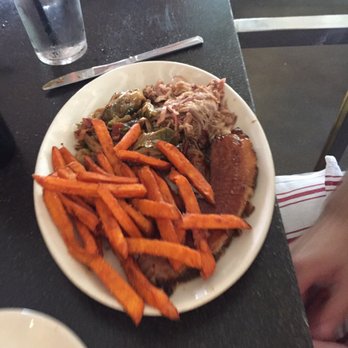 The Pit - Brisket, pork, and sweet potato fries - Barbeque Near Me - Raleigh, North Carolina
