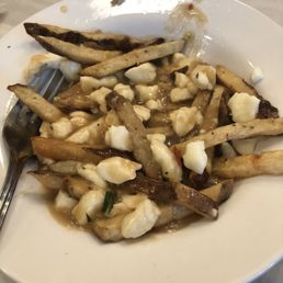 Poutine- ordered with double cheese- more cheesy, less frizy! Poutine- ordered with double cheese- more cheesy, less frizy!