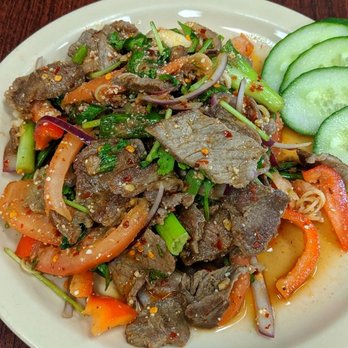 West Side Bazaar - The Thai Beef Salad was spiced wonderfully. - Food Court Near Me - Buffalo, New York