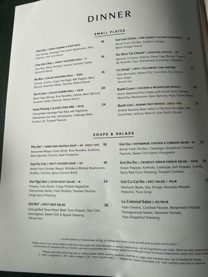 Menu photo 2 Le Colonial - Atlanta Atlanta, GA