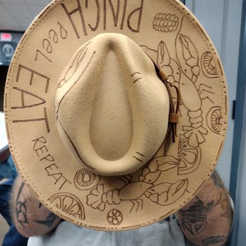 Bougie Brim Hat - Commissioned Artists Near Me - Vancleave, Mississippi Bougie Brim Hat - Commissioned Artists Near Me - Vancleave, Mississippi