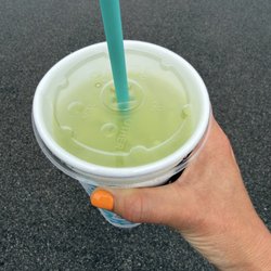 Tropical Smoothie Cafe - DETOX ISLAND GREEN® - free, tasty (love the ginger), and easy way to get in fruit/veggies