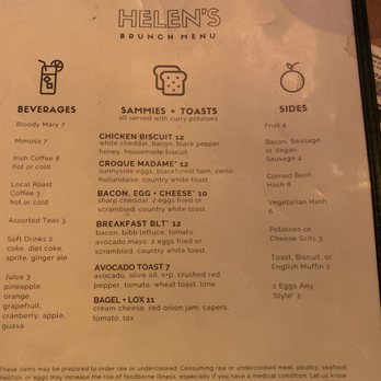 Helen's - Brunch menu - New American Near Me - Richmond, Virginia Helen's - Brunch menu - New American Near Me - Richmond, Virginia