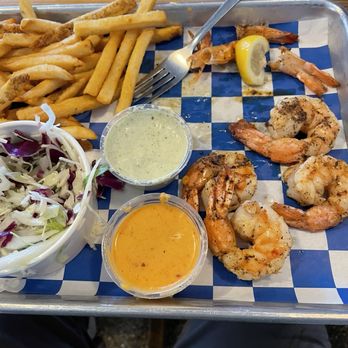 St. Augustine Seafood Company - Grilled shrimp and grilled mahi mahi - Seafood Near Me - St. Augustine, Florida St. Augustine Seafood Company - Grilled shrimp and grilled mahi mahi - Seafood Near Me - St. Augustine, Florida