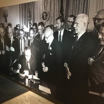 LBJ Presidential Library - Historic photo! Covers the whole wall. - Libraries Near Me - Austin, Texas