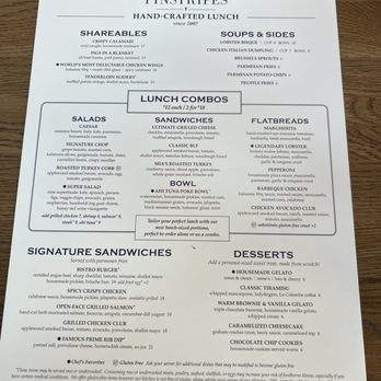 Pinstripes - Menu - New American Near Me - Orlando, Florida Pinstripes - Menu - New American Near Me - Orlando, Florida