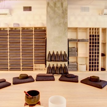 Mind Body Hum - Inside Silent Hum Meditation, featuring our amazing prop wall. - Yoga Near Me - Seattle, Washington