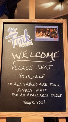 Menu photo 1 The Fink Napa, CA