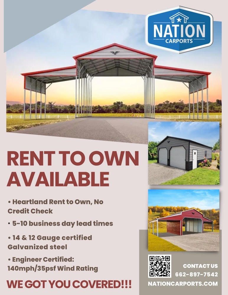 NATION CARPORTS Updated September 2024 111 W Central Ave, Temple