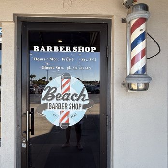 Beach Barber Shop - Outside door - Barbers Near Me - Fort Myers, Florida Beach Barber Shop - Outside door - Barbers Near Me - Fort Myers, Florida