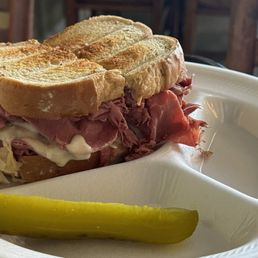 Reuben on rye Reuben on rye