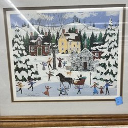Goodwill NYNJ Store & Donation Center - Loved this Christmas print.