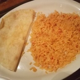 Cheese Quesadilla & Rice