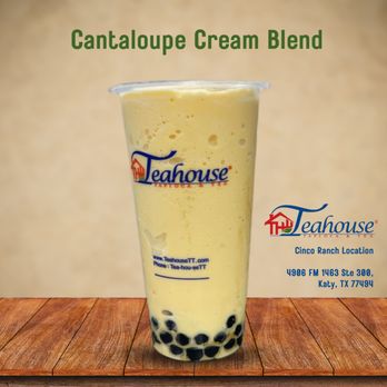 The Teahouse Tapioca & Tea - cataloupe cream blend - Coffee & Tea Near Me - Katy, Texas The Teahouse Tapioca & Tea - cataloupe cream blend - Coffee & Tea Near Me - Katy, Texas