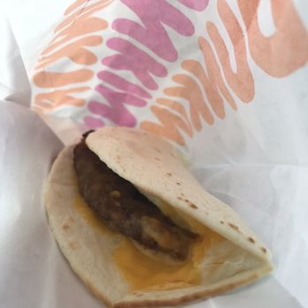 Dunkin’ - Sausage, egg, cheese wrap - Coffee & Tea Near Me - Sacramento, California Dunkin’ - Sausage, egg, cheese wrap - Coffee & Tea Near Me - Sacramento, California