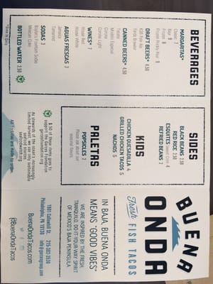 Menu photo 6 Buena Onda Philadelphia, PA Menu photo 6 Buena Onda Philadelphia, PA