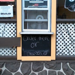 Lickety Split Cafe - They have an outside order window! So awesome if you have pets and are walking them!