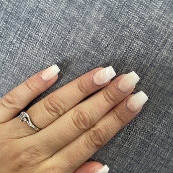 Victoria Nail Salon - What i got bulky, short and he added glitter - Nail Salons Near Me - Wilmington, Delaware Victoria Nail Salon - What i got bulky, short and he added glitter - Nail Salons Near Me - Wilmington, Delaware