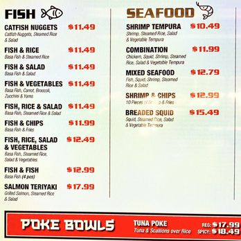 Central Fish Company - Menu - Seafood Near Me - Fresno, California