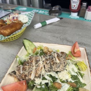 Scorpion Bay Grill - Caesar salad fish fry - American Near Me - Morristown, Arizona